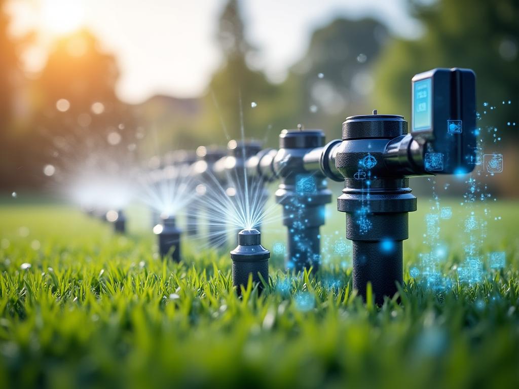 Intelligentes Smart Water Management System für Gartenbewässerung